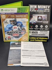 Madden NFL 25 – ( Xbox 360 ) Walmart Edition – CIB – Mint Disc Surface – Tested