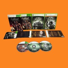 Mint💿! Fallout: New Vegas + 3 & Add On Pack Bundle Lot Complete CIB Xbox 360