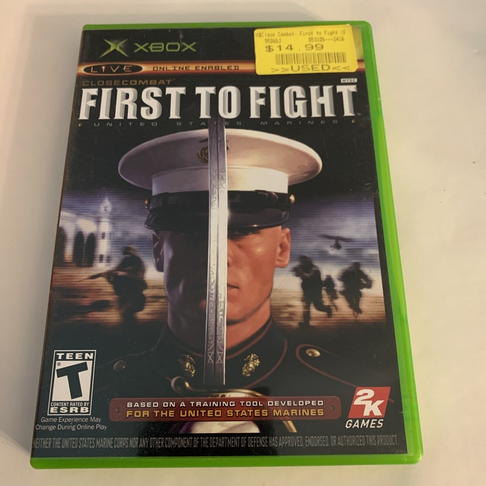 Close Combat: First to Fight (Microsoft Xbox, 2005) Complete Tested Working