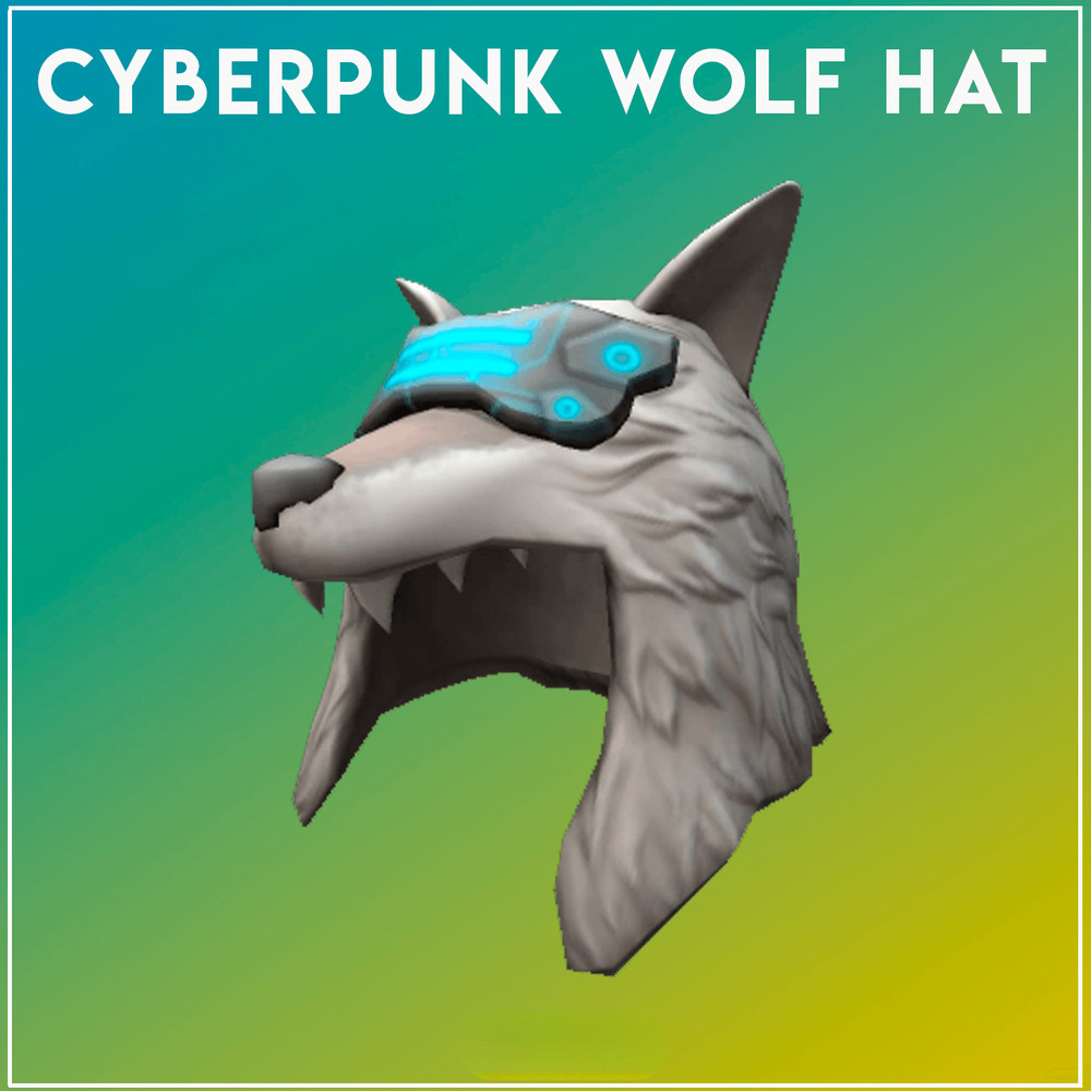 Roblox : Cyberpunk Wolf Hat Futuristic Warrior Cyborg – ALL PLATFORMS 🌎 CODE !!