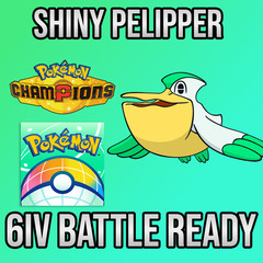 ✨6IV SHINY Pelipper Battle Ready🚀 POKEMON HOME✨Pokemon Champions✨