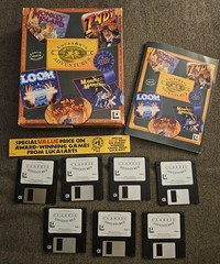 LucasArts Classic Adventures PC Video Game 1992 Mutli Disc Complete Box RARE🎮💻
